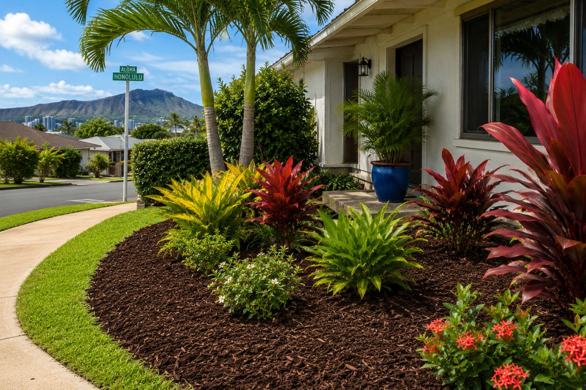 Install Mulch Throughout Garden Beds